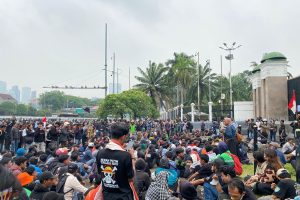 Ilustrasi demo. [dok. KOMPAS.com/Lidia Pratama Febrian]