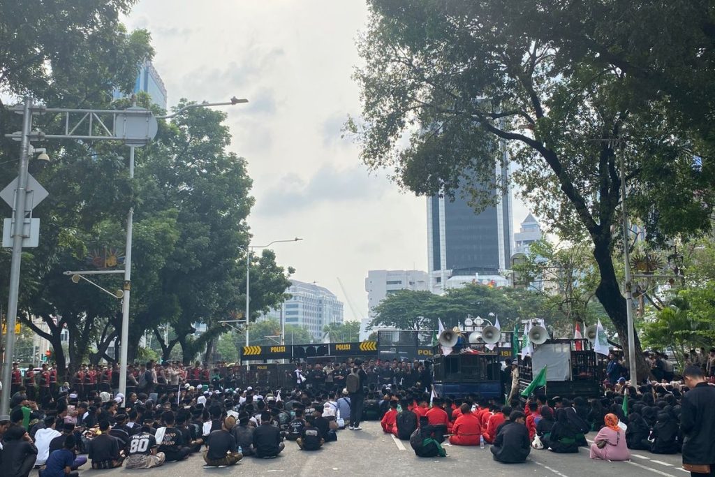 aksi BEM UI [dok. kpmpas]
