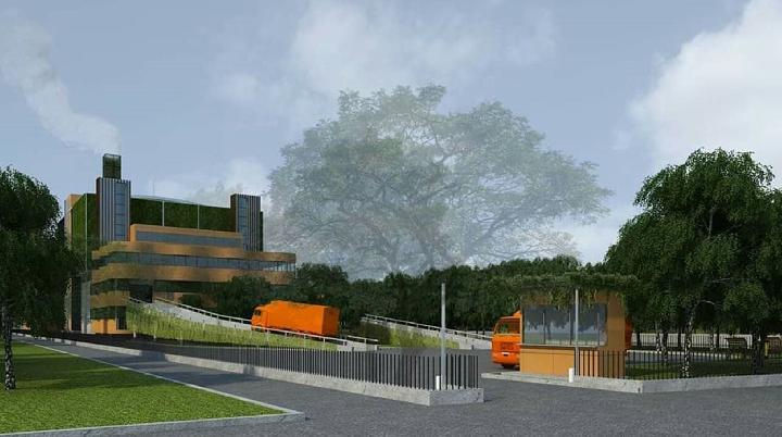 Desain maket pembangunan ITF Sunter. (Diskominfotik Pemprov DKI Jakarta)