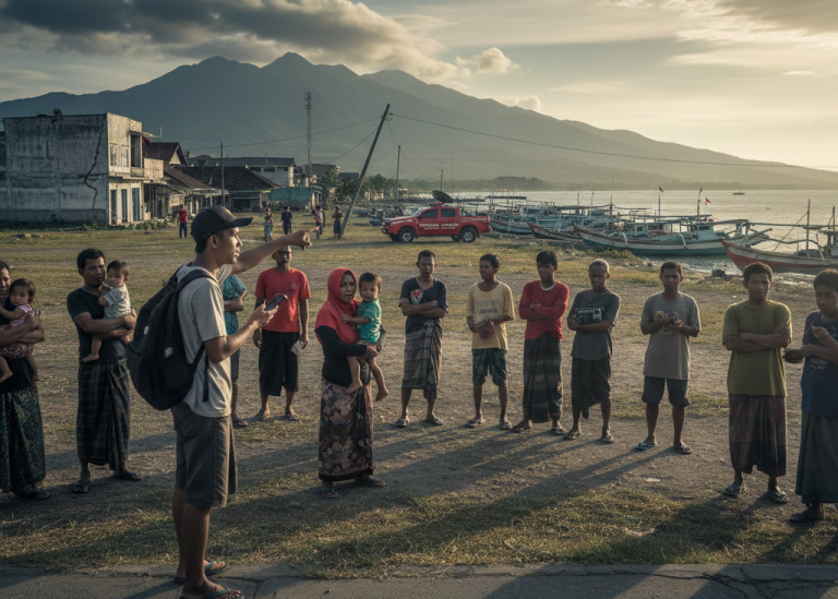 ilustrasi suasana gempa [dok. ai]