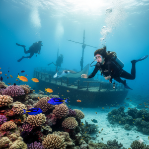 ilustrasi diving [ai]