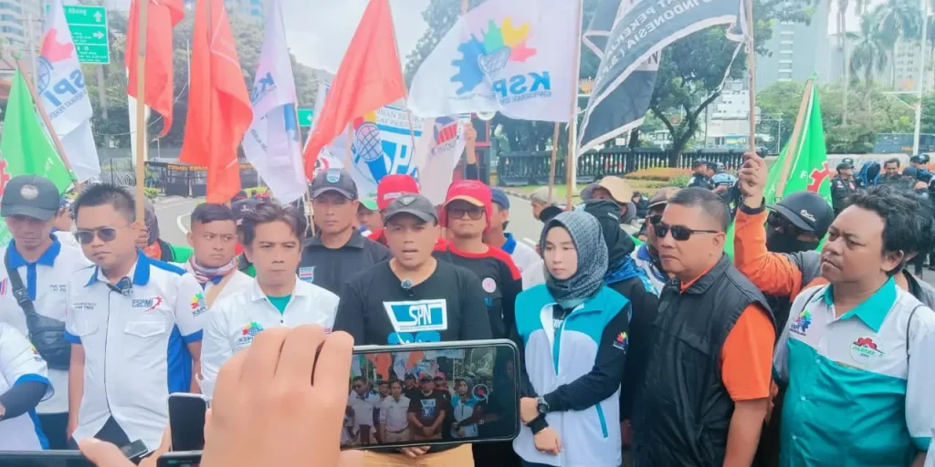 aksi unjuk rasa [dok. spn]
