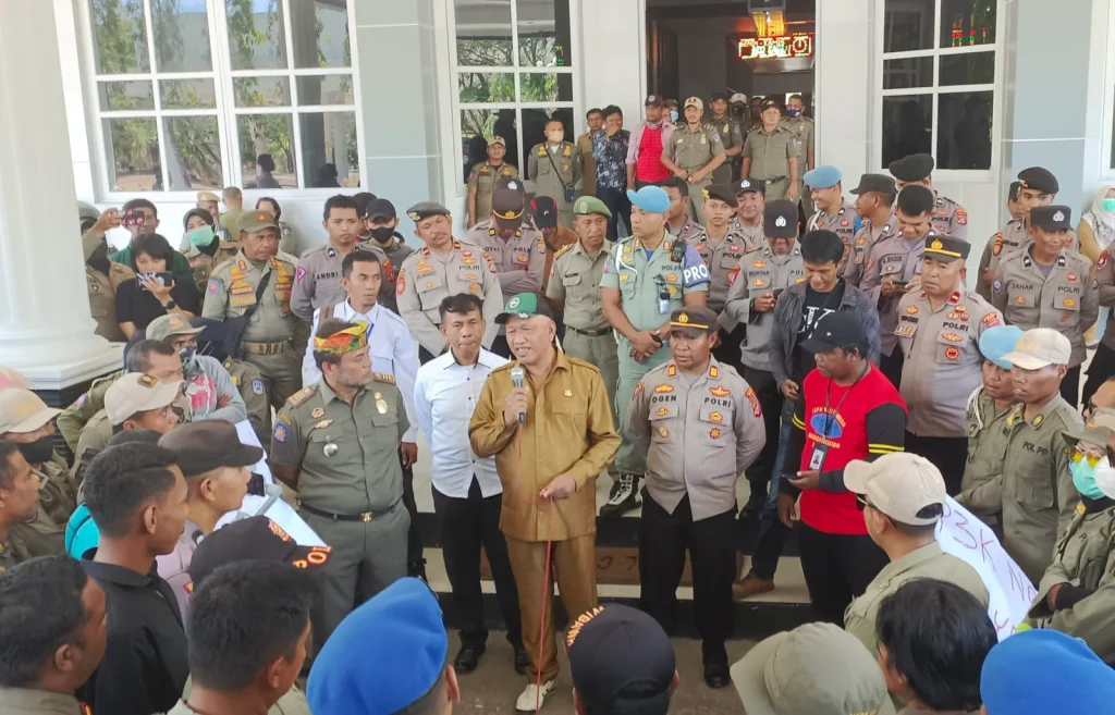 satpol pp tagih kebijakan kemenkes [dok. web]