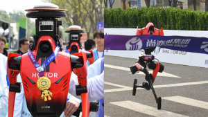 Robot humanoid honor [dok. gettyimages]