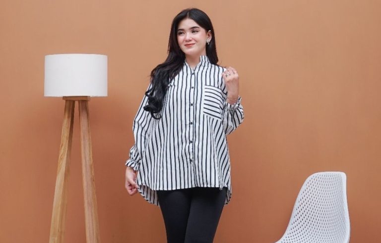 style kemeja salur