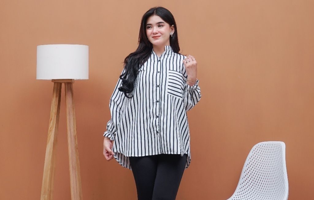 style kemeja salur