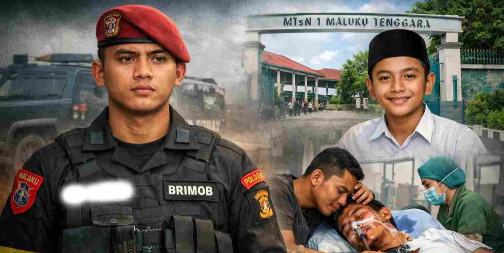 brimob vs siswa [dok. web]