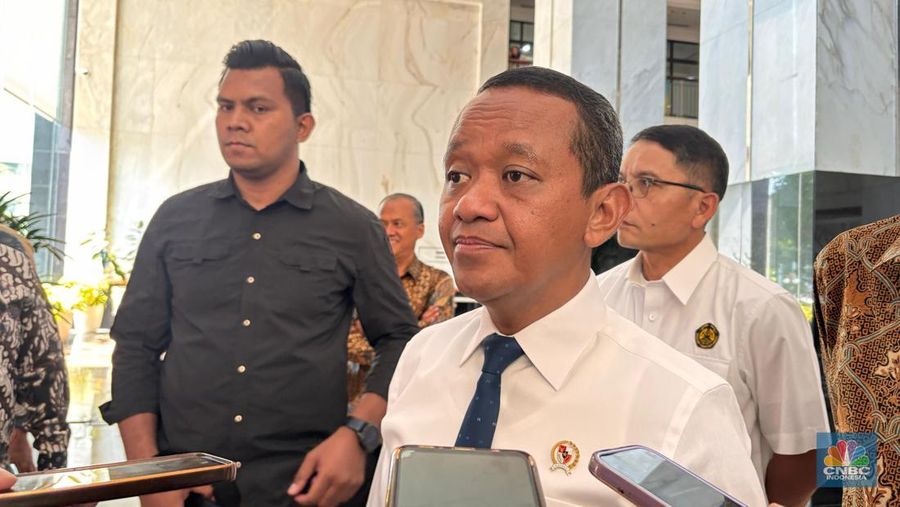 Menteri ESDM Bahlil Lahadalia. (CNBC Indonesia/Firda Dwi Muliawati)