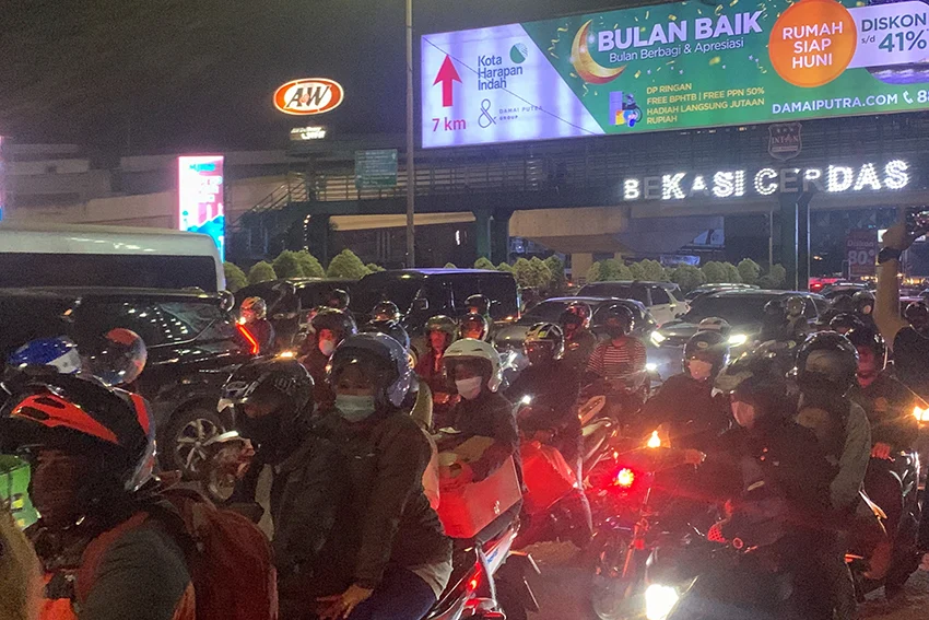 kalimalang macet [dok. jonatan]